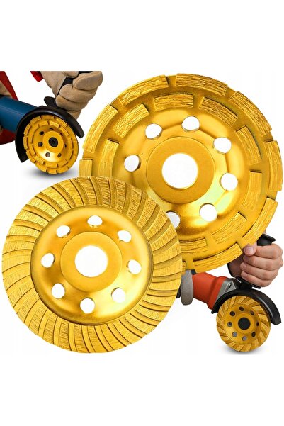 reto 2x DISC DE ȘLEFUIT BETON CU DIAMANT 125mm SET DE 2