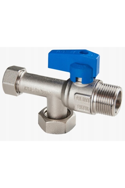 OTTONE MELODA Robinet cu bilă unghiular cu filet parțial și filtru 3/4 Ottone