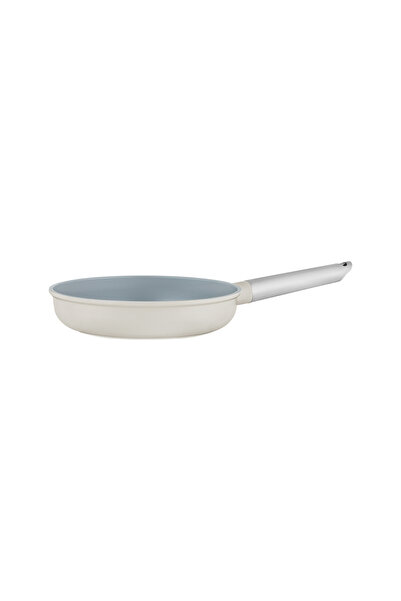 Madame Coco Vincenzo Cast Aluminum Frying Pan - Gray/Beige - 28 cm