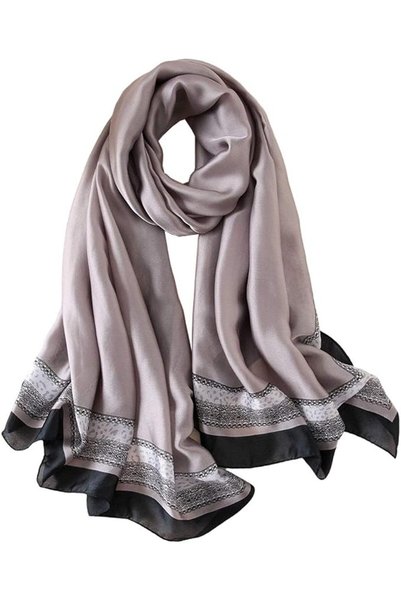 GENERAL Silk Scarf Mulberry Silk Fashion Scarves Long Lightweight Shawl Wrap …