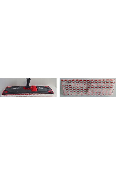 Vileda H2PRO MOP PLAT CU GĂLEATĂ ȘI STUFLĂTOR DIN MICROFIBRĂ