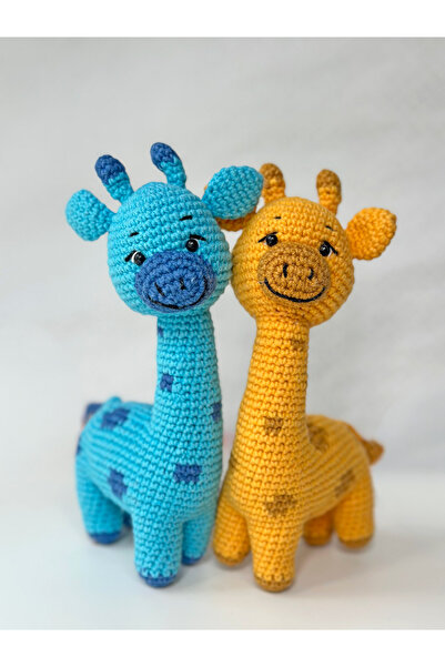 Tabula Rasa Co. Mavi ve Bertie / Zürafa Kardeşler - Amigurumi Oyuncak, Çocuk ...