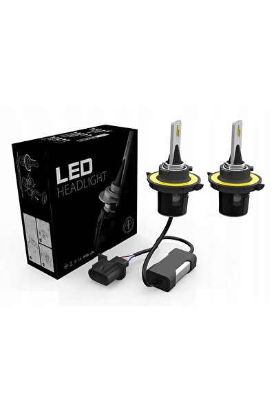 NO BRAND Becuri LED auto MINI H13 B6 CSP 48W 12V 24V CANBUS cu ventilator 2 buc.