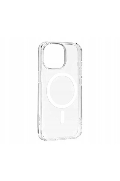 Puro Husă de silicon pentru iPhone 15 Pro Max Lite Mag MagSafe - Transparentă