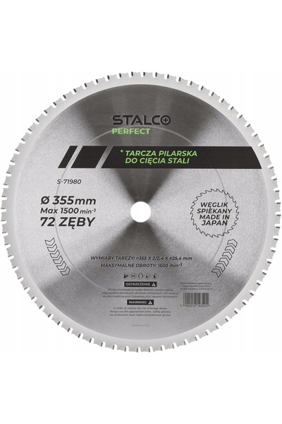 Stalco S-71980 TCT WIDOW BLADE PENTRU TĂIEREA OȚELULUI