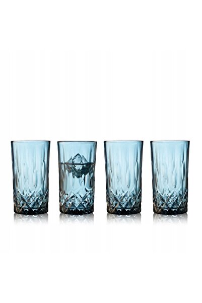 NO BRAND Lyngby Glass Pahare înalte Sorrento 38 cl 4 bucăți Albastru