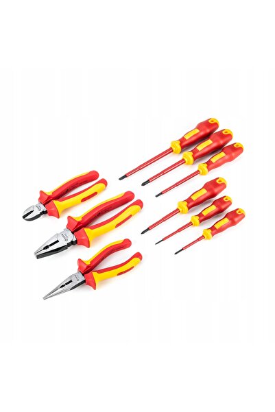 NO BRAND SET 9 PIESE ȘURUBELNIȚE ȘI CLEȘTI IZOLAȚI VDE ST09262U SATA