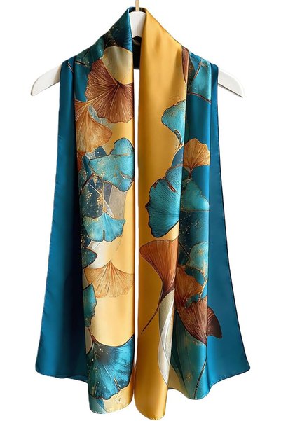 GENERAL Silk Scarf Mulberry Silk Fashion Scarves Long Lightweight Shawl Wrap …