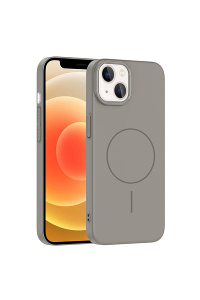 Techaks iPhone 13 Case Slim Magsafe Camera Raised Soft Silicone