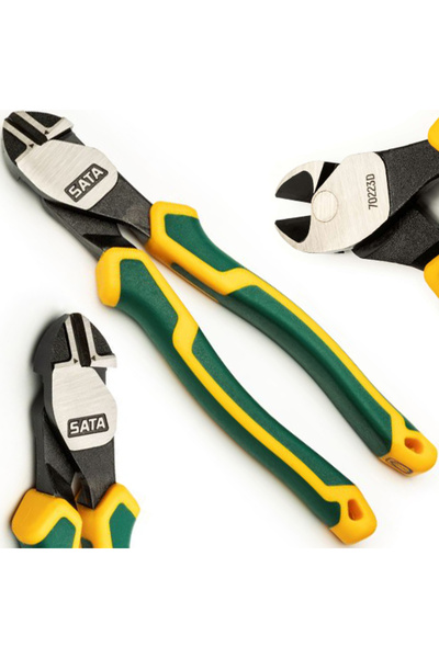 SATA Clește tăietor diagonal cu pârghie mare ST70223D 180mm