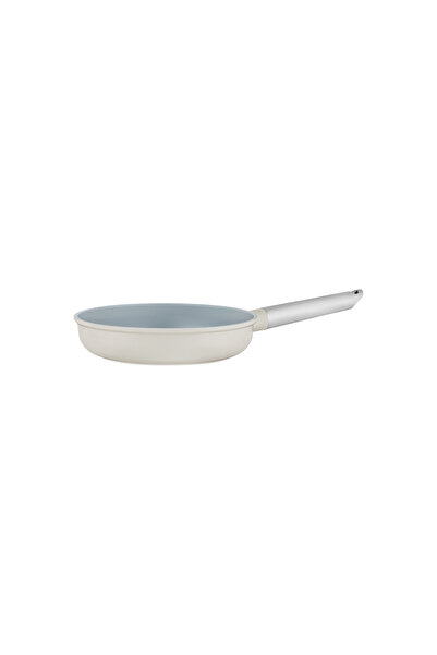 Madame Coco Vincenzo Cast Aluminum Frying Pan - Gray/Beige - 24 cm