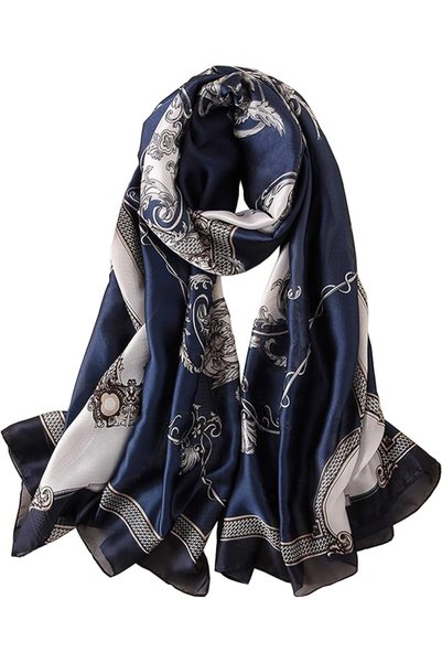 GENERAL Silk Scarf Mulberry Silk Fashion Scarves Long Lightweight Shawl Wrap …