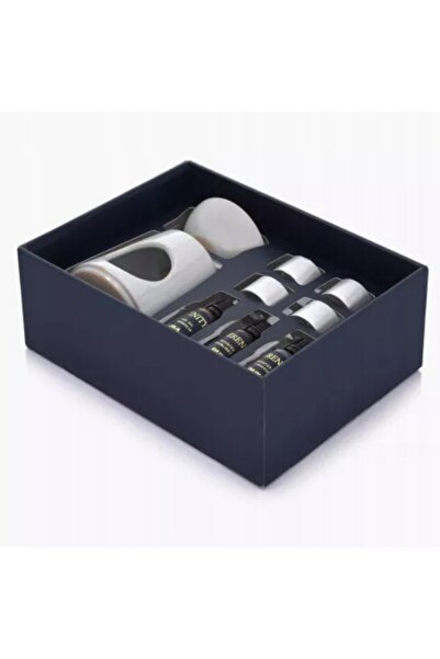 DUKAAN Set de parfumuri ceramice cu 3 uleiuri și lumânări Serenity DUKA
