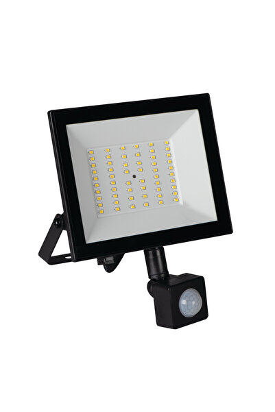 Miledo Proiector LED cu senzor GRUN NV, 50W, 4500 lm, 4000K, PIR, IP44, negru