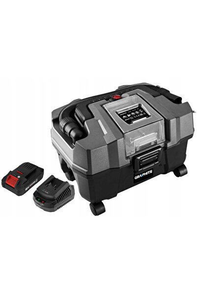 NO BRAND GRAPHITE 58GE105 18V LI-ION 10L ASPIRATOR DE ATOAZĂ CU BATERIE 4AH -...
