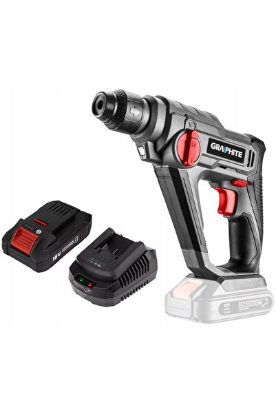 NO BRAND Ciocan rotopercutor cu grafit SDS+ ENERGY+ 18V 8J 58G009 BATERIE 4AH...