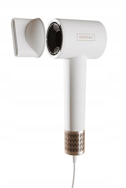 NO BRAND Uscător de păr Kernau KHD 151 DW 1600W cu ionizare Alb Auriu