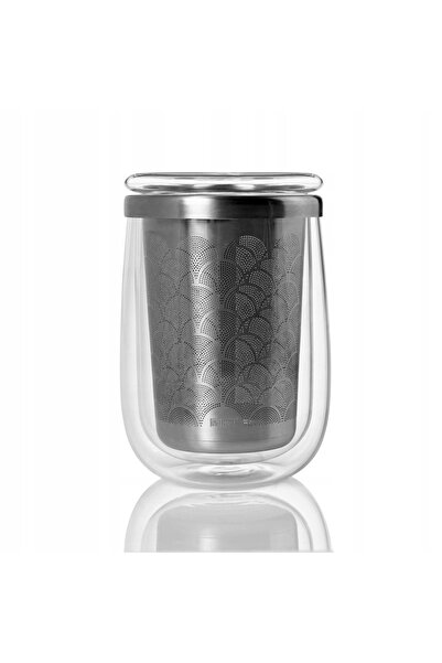 ADHOC Cana de sticlă cu infuzor 400ml