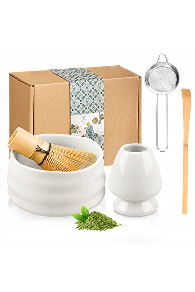 NO BRAND SET MATCHA, SUPORT PENTRU FRĂCĂ DE MATCHA, MATELĂ DE MATCHA, BOL DE ...