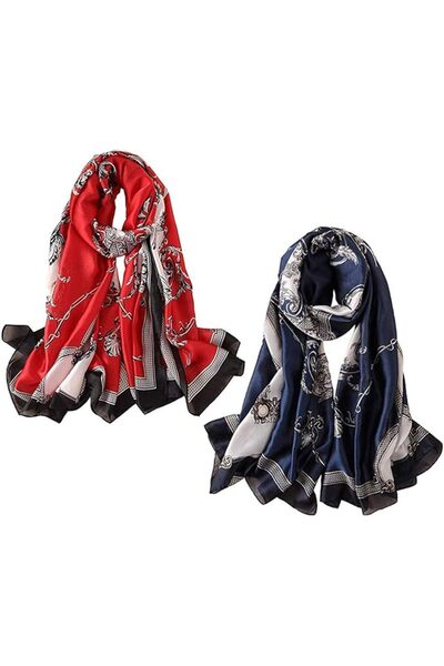GENERAL Silk Scarf Mulberry Silk Fashion Scarves Long Lightweight Shawl Wrap …