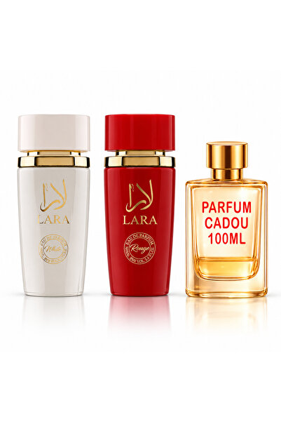 Al Fakhr Perfumes Pachet 3 Parfumuri + Lara White + Lara Rouge + 1 x Parfum C...