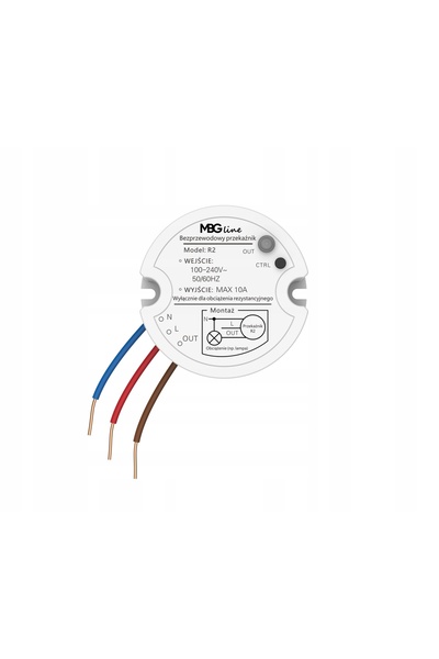 MBG line Comutator wireless fără baterii - Receptor releu R2