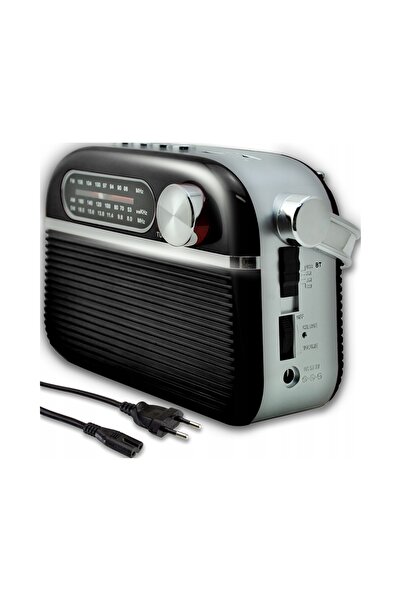 Retoo RADIO KUCHENNE RETRO PORTABIL CU RECEPTOARE DE REȚEA, ALIMENTAT CU BATE...