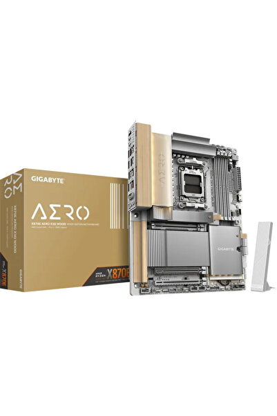 X870E Aero AMD AM5 ATX DK Wood Gaming (Oyuncu) Anakart