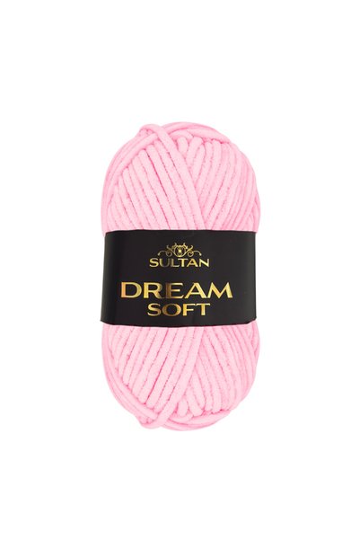 Sultan Dream Soft 911 Toz Pembe Kadife İp 100Gr 1 Adet