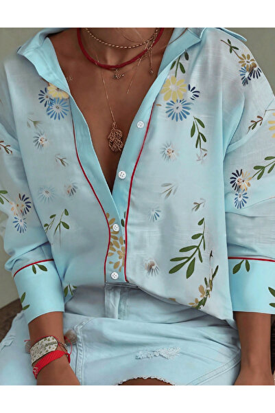 Evendi Shirt, Turquoise