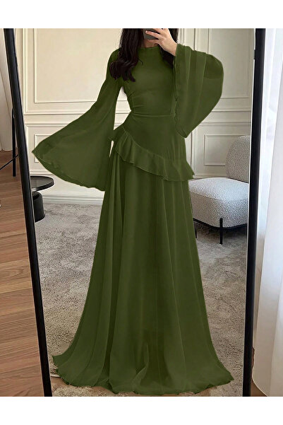 Evendi Rochie lunga, Verde