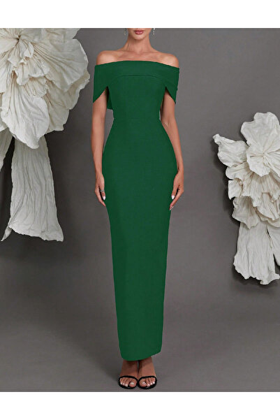 Evendi Long dress, Green