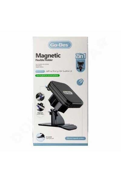 Go-Des 2-in-1 Magnetic Car Phone Holder and Mount HD635 Strong Magnetic 2-in-...
