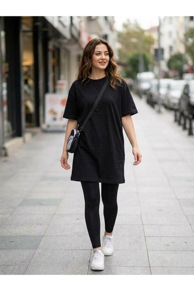 For Style Kısa Kol Tunik