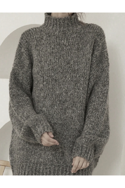 Evendi Pulover Oversize, Gri