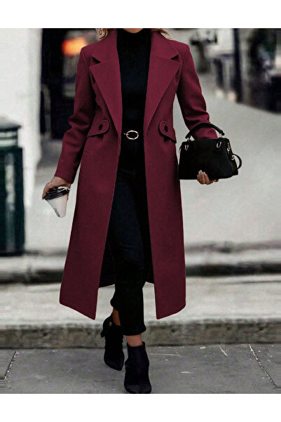 Evendi Coat, Burgundy