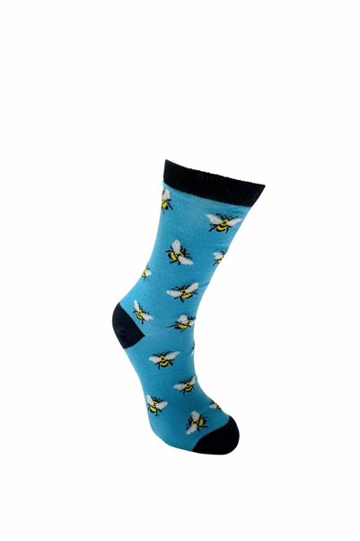 OBJE Unisex Black Ice Cream Pattern 5-Piece Socks