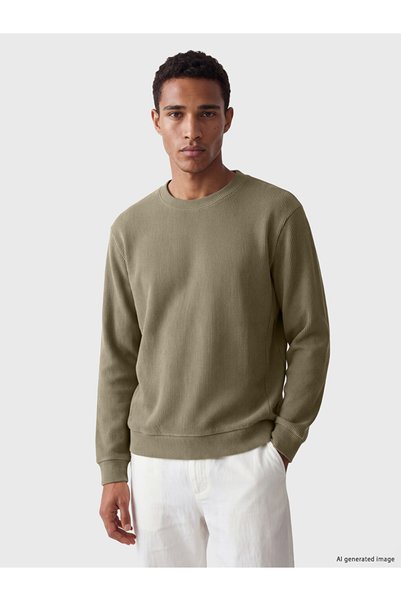 LC Waikiki Quality Parts from Çelebi Store Zero Roba Yaka Men's Sweatshirt
