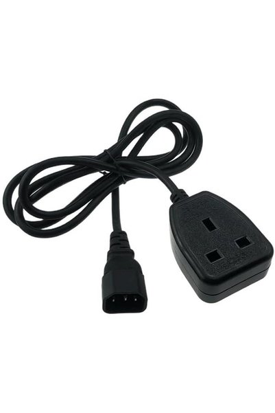 Generic كابل طاقة IEC C14 إلى UK 13A لـ PDU/UPS، قابس ذكر IEC320 C14 عالي الت...