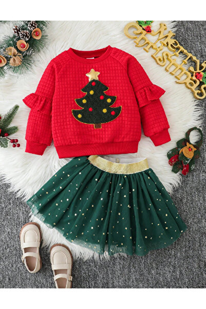 Evendi Suit, Red/Green