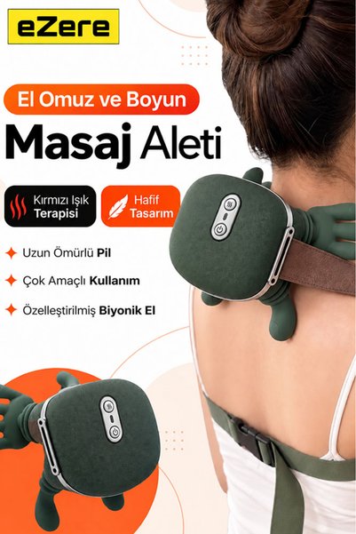 EZERE Massage RelaxBuddy Pro Isıtmalı Boyun ve Omuz Masaj Aleti