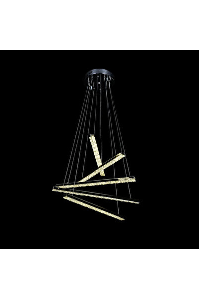 DIGITAL Merchandise Lustra LED suspendata cu telecomanda si cristal LIBORIA 6...
