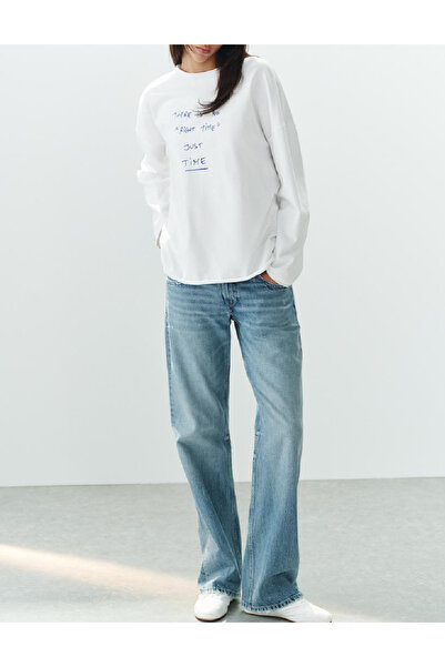 Evendi Oversized Blouse, White