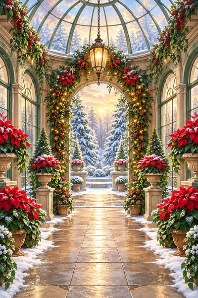 PROMISEBACKDROP2 خلفية قماشية ذات طابع عيد الميلاد، ترحيب بالعام الجديد، لالت...