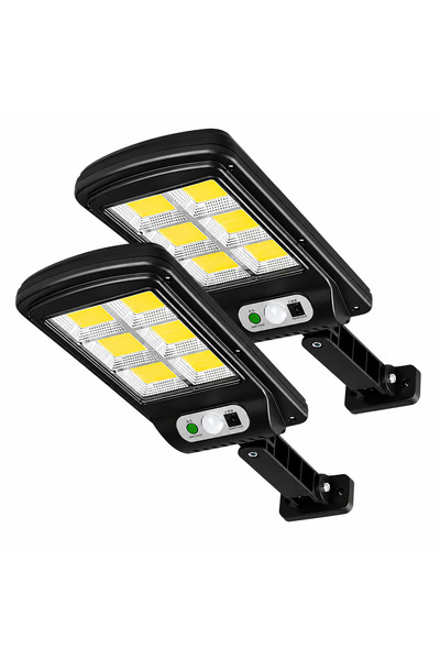 COBI SMART® Set 2 lămpi solare LED pentru exterior, 50W, 9 celule LED, 3.6V, ...