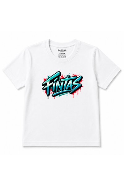 Rabona Fashion Tricou pentru copii Fintas Kuwait cu grafică Urban Graffiti Tu...