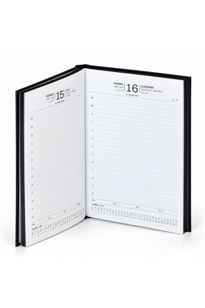 SEYFİKİRTASİYE 2027 agenda with leather cover 17x24 cm
