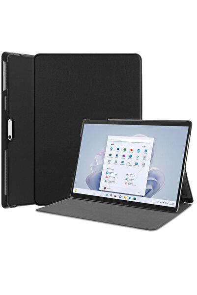 XGSM Husă pentru Microsoft Surface Pro 9, cu suport, Negru