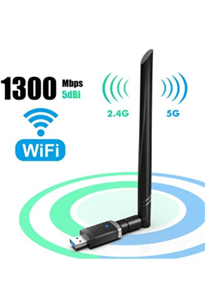 StepCo LivX USB Wifi Pro Sinyal Yakınlaştırıcı Güçlendirici Adaptör Kart 1300 MBPS EP-AC1686