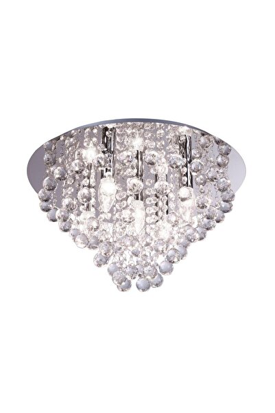 Reality Candelabru de tavan din cristal cu pietre de cristal, 3 lumini